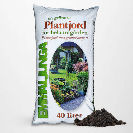 Köp Emmaljunga Planteringsjord 40L med grönkompost - Helpall 54st - Fraktfri Emmaljunga Planteringsjord