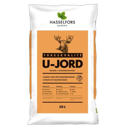 Köp Hasselfors U-Jord, 50 liter, 42st, Helpall - Fraktfritt Hasselfors Garden jord