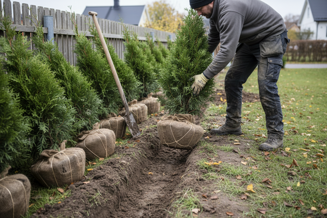 Tips inför höstplantering – så lyckas du med din häck