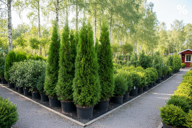 Lagertömning - extrapris på häckväxter