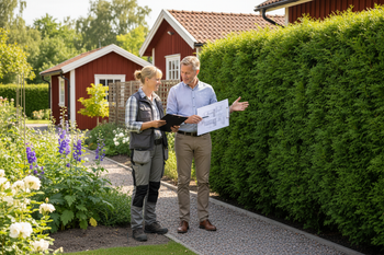 Offert på häckplantering