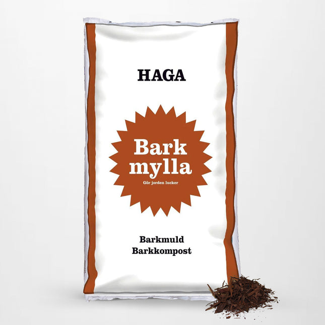 Barkmylla - Producerad av Hasselfors - Haga - Fri frakt - 50 L - 39 Säck