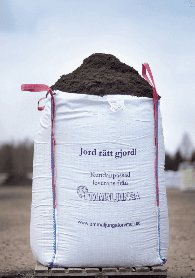 Köp Exklusiv Perennjord - Storsäck 2300 Liter - Fraktfri Emmaljunga Jordförbättring