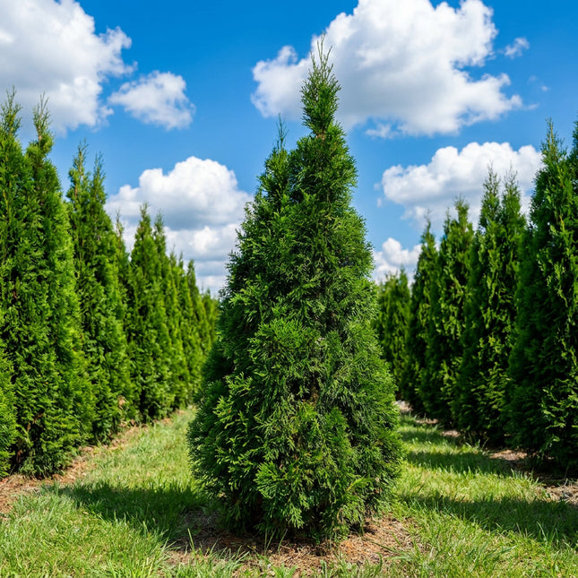 Köp Thuja Smaragd 150-175 cm 2:a klass - Svenskodlad Svedberga Plantskola AB Häckväxter