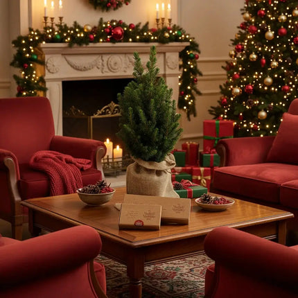 Bordsgran – Komplett Dekorationspaket - Fraktfri