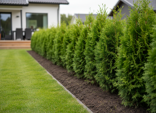 Köp Planterad & Klar Thuja Smaragd 120-140 cm Thujor.se Planterad & Klar