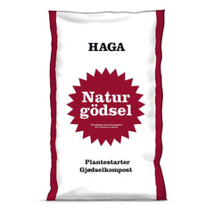 Köp Hasselfors Haga Naturgödsel, 40 liter, 54st - Hel pall - Fri frakt Haga Jordförbättring