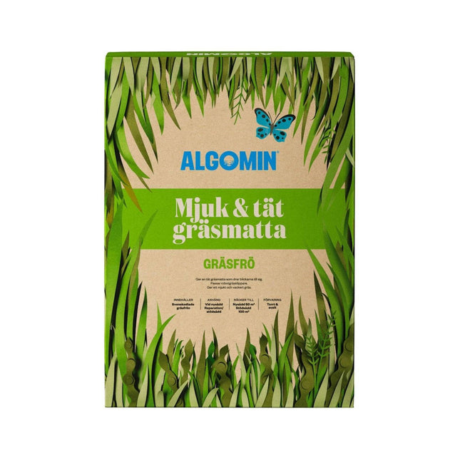 Köp ALGOMIN GRÄSFRÖ MJUK & TÄT 5 KG ALGOMIN gräsfrö