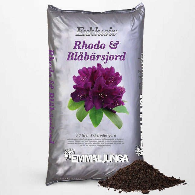 Köp Emmaljunga Rhododendronjord 50 L x 39 st – Mellandagsrea - Fri frakt - Beg antal Emmaljunga Jord