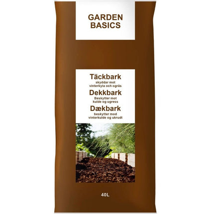 Hasselfors garden basic täckbark 40 liter, HelPall - Fraktfritt